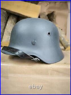 WW2 M40 German Helmet WWII M 40. Combat helmet. Size 64