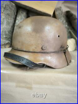 WW2 M40 German Helmet WWII M 40. Combat helmet. Size 64