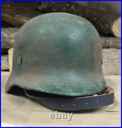 WW2 M40 German Helmet WWII M 40. Combat helmet. Size 64