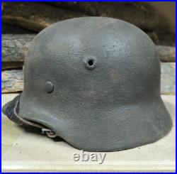 WW2 M40 German Helmet WWII M 40. Combat helmet. Size 64