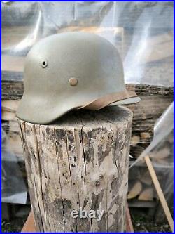 WW2 M40 German Helmet WWII M 40. Combat helmet. Size 64