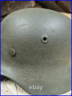 WW2 M40 German Helmet WWII M 40. Combat helmet. Size 64