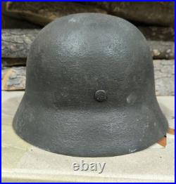 WW2 M40 German Helmet WWII M 40. Combat helmet. Size 64
