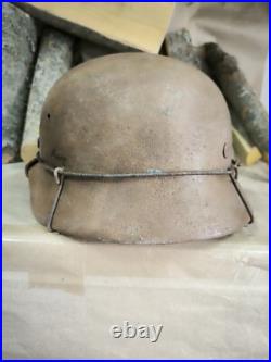 WW2 M40 German Helmet WWII M 40. Combat helmet. Size 64