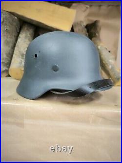 WW2 M40 German Helmet WWII M 40. Combat helmet. Size 64