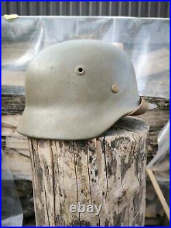 WW2 M40 German Helmet WWII M 40. Combat helmet. Size 64