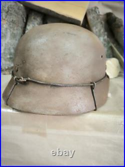 WW2 M40 German Helmet WWII M 40. Combat helmet. Size 64