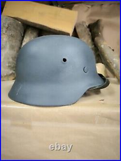 WW2 M40 German Helmet WWII M 40. Combat helmet. Size 64