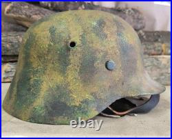 WW2 M40 German Helmet WWII M 40. Combat helmet. Size 64