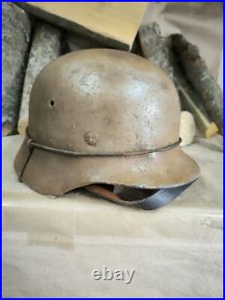 WW2 M40 German Helmet WWII M 40. Combat helmet. Size 64