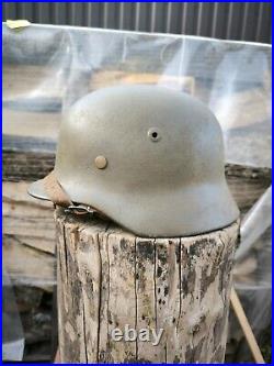 WW2 M40 German Helmet WWII M 40. Combat helmet. Size 64