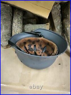 WW2 M40 German Helmet WWII M 40. Combat helmet. Size 64