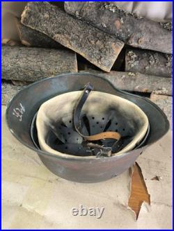 WW2 M40 German Helmet WWII M 40. Combat helmet. Size 64