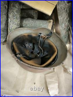 WW2 M40 German Helmet WWII M 40. Combat helmet. Size 64
