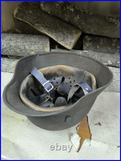 WW2 M40 German Helmet WWII M 40. Combat helmet. Size 64