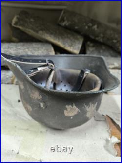 WW2 M40 German Helmet WWII M 40. Combat helmet. Size 64