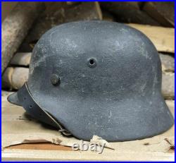 WW2 M40 German Helmet WWII M 40. Combat helmet. Size 64 Free Shipping