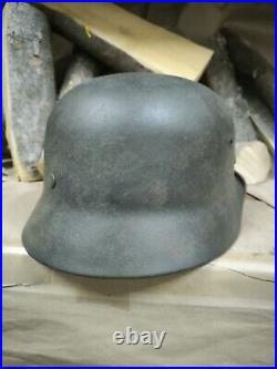 WW2 M40 German Helmet WWII M 40. Combat helmet. Size 64 Free Shipping