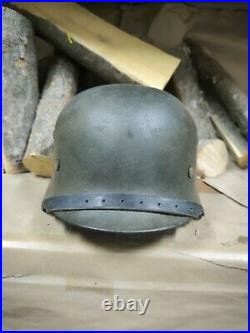 WW2 M40 German Helmet WWII M 40. Combat helmet. Size 64 Free Shipping