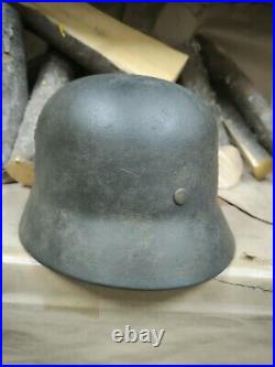 WW2 M40 German Helmet WWII M 40. Combat helmet. Size 64 Free Shipping