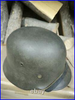 WW2 M40 German Helmet WWII M 40. Combat helmet. Size 64 Free Shipping