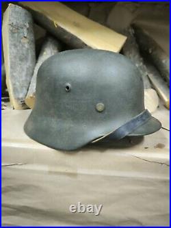 WW2 M40 German Helmet WWII M 40. Combat helmet. Size 64 Free Shipping