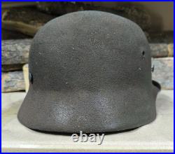 WW2 M40 German Helmet WWII M 40. Combat helmet size 64