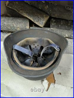 WW2 M40 German Helmet WWII M 40. Combat helmet size 64