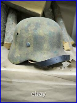 WW2 M40 German Helmet WWII M 40. Combat helmet size 64 Free Shipping