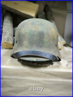 WW2 M40 German Helmet WWII M 40. Combat helmet size 64 Free Shipping