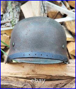 WW2 M40 German Helmet WWII M 40 Combat helmet size 64 Free Shipping