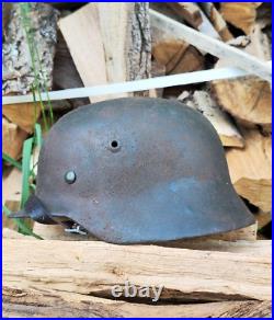 WW2 M40 German Helmet WWII M 40 Combat helmet size 64 Free Shipping