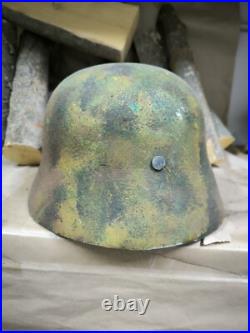 WW2 M40 German Helmet WWII M 40. Combat helmet size 64 Free Shipping