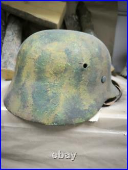 WW2 M40 German Helmet WWII M 40. Combat helmet size 64 Free Shipping