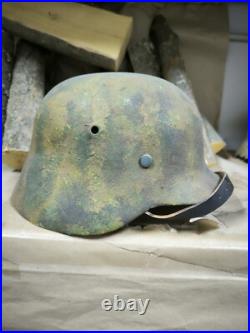 WW2 M40 German Helmet WWII M 40. Combat helmet size 64 Free Shipping