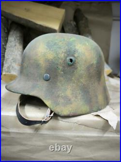 WW2 M40 German Helmet WWII M 40. Combat helmet size 64 Free Shipping