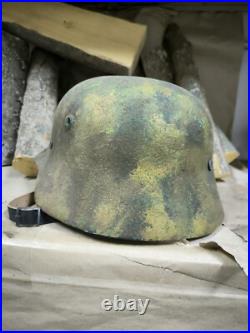 WW2 M40 German Helmet WWII M 40. Combat helmet size 64 Free Shipping