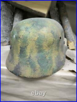 WW2 M40 German Helmet WWII M 40. Combat helmet size 64 Free Shipping