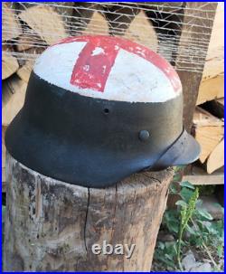 WW2 M40 German Helmet WWII M40 Combat helmet size 62