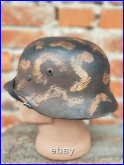 WW2 M40 German Helmet WWII M40 Combat helmet size 64 Free Shipping