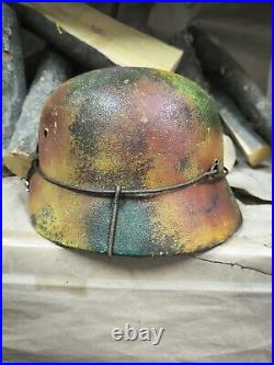 WW2 M40 German Helmet WWII M40 Combat helmet size 64 Free Shipping