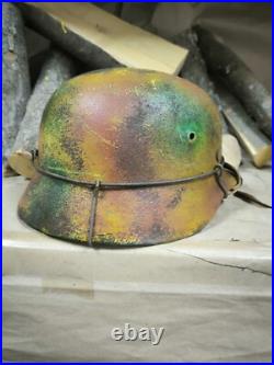 WW2 M40 German Helmet WWII M40 Combat helmet size 64 Free Shipping WW2 M40 German Helmet WWII M40 Combat helmet size 64 Free Shipping