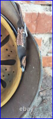 WW2 M40 German Helmet WWII M40 Combat helmet size 64 have namber