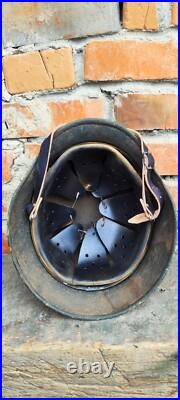 WW2 M40 German Helmet WWII M40 Combat helmet size 66. Free Shipping