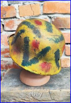 WW2 M40 German Helmet WWII M40 Combat helmet size 66. Free Shipping