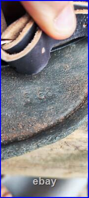 WW2 M40 German Helmet WWII M40 Combat helmet size 66. Free Shipping