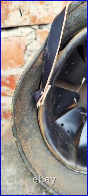 WW2 M40 German Helmet WWII M40 Combat helmet size 66. Free Shipping