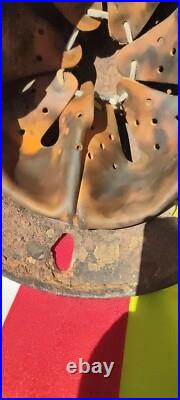 WW2 M40 German Helmet WWII Original size 62 battlefields Free Shipping