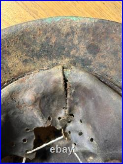 WW2 M40 Green Camo German Helmet