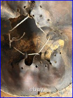 WW2 M40 Green Camo German Helmet